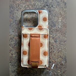 Walli iPhone 15 Pro case with removable wallet